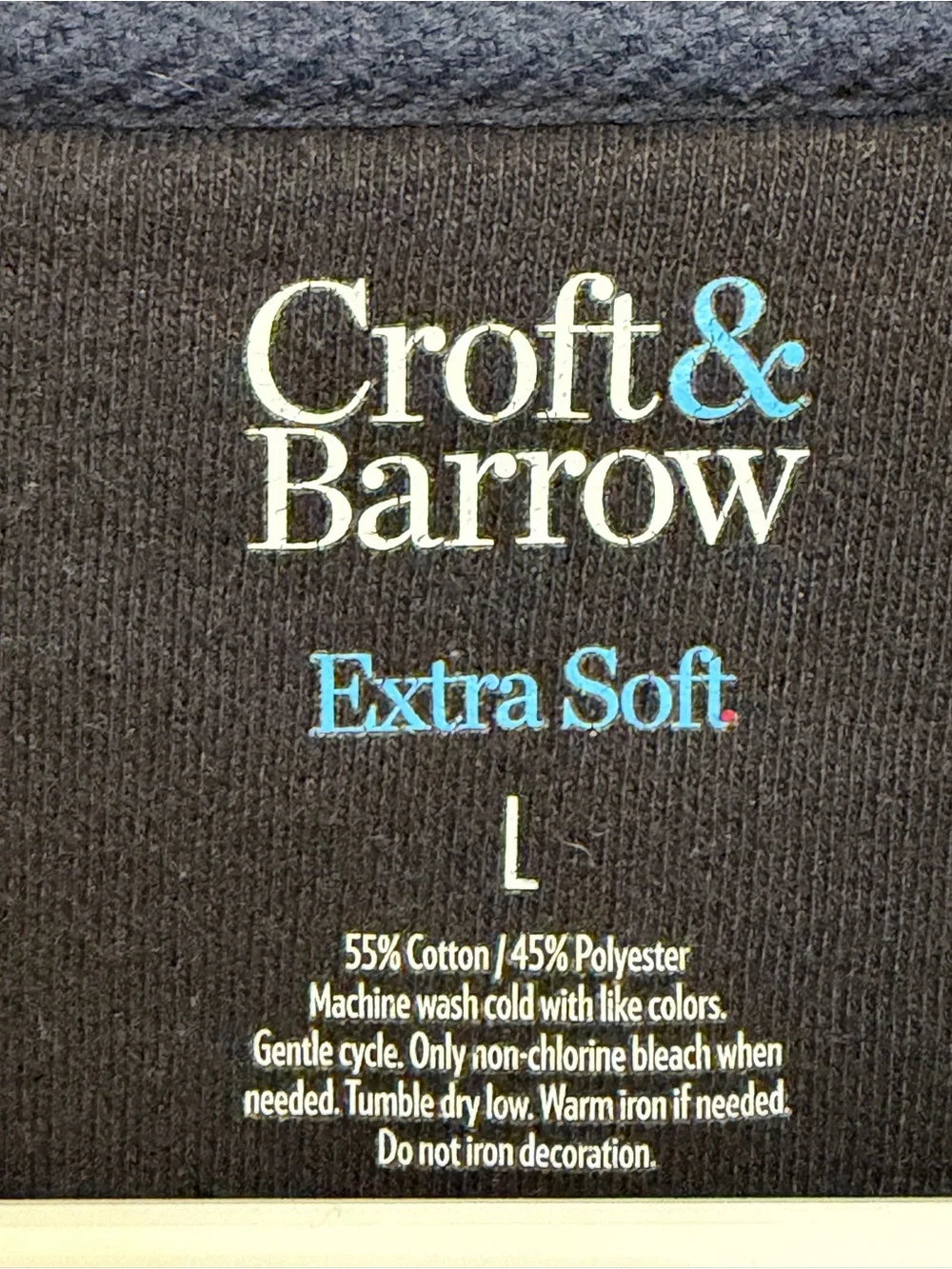 croft & barrow crisp black